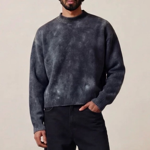 2NDC Astroknit Vol. 2 The Moon Sweater Size Small NWT Onyx Black